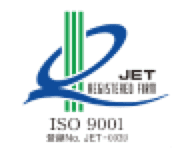 バナー：JET登録事業者 ISO 9001
