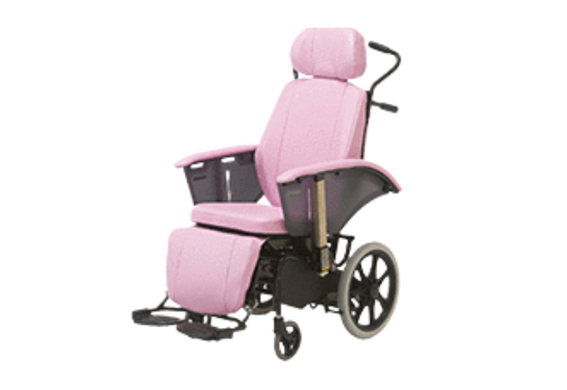 フルリクライニング車椅子レザーシート（パープル）カタログ